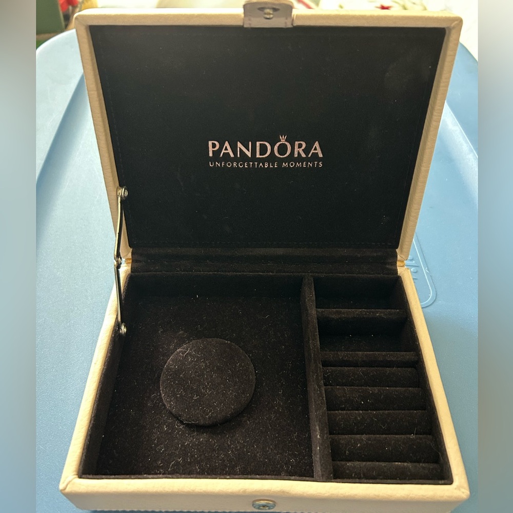 Retired Limited Edition Authentic Pandora  Leather Jewelry Box